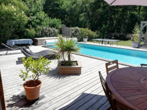Villa piscine chauffée,5ch ,climatisation, bar extérieur